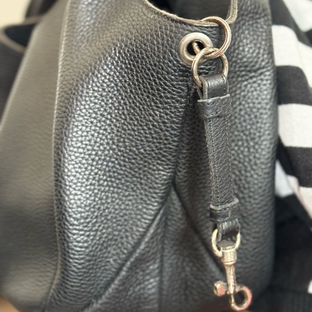 AUTHENTIC Bottega Veneta Black Intrecciato Leather mini tote shoulder hobo bag - Picture 3 of 16
